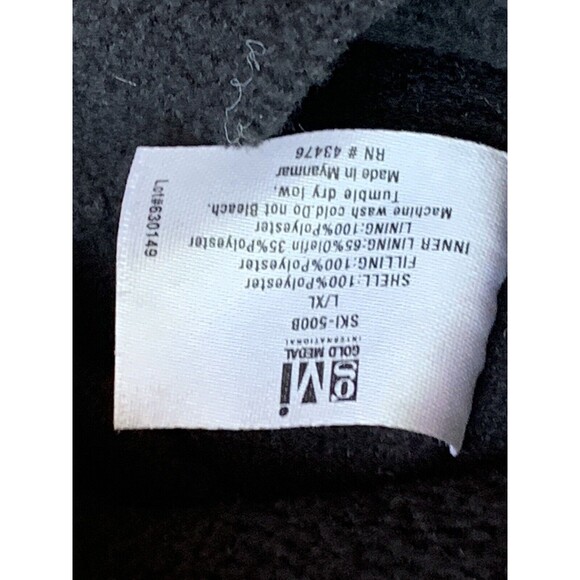 Mens 3M Black Thinsulate Insulation 40 Gram Winter Gloves, Size Mens Large - Picture 3 of 4